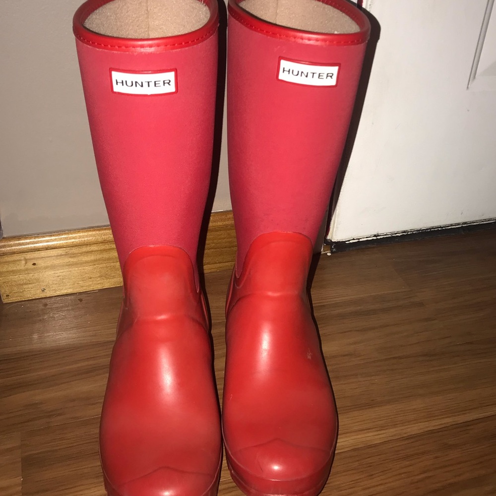 Hunter boots size 10